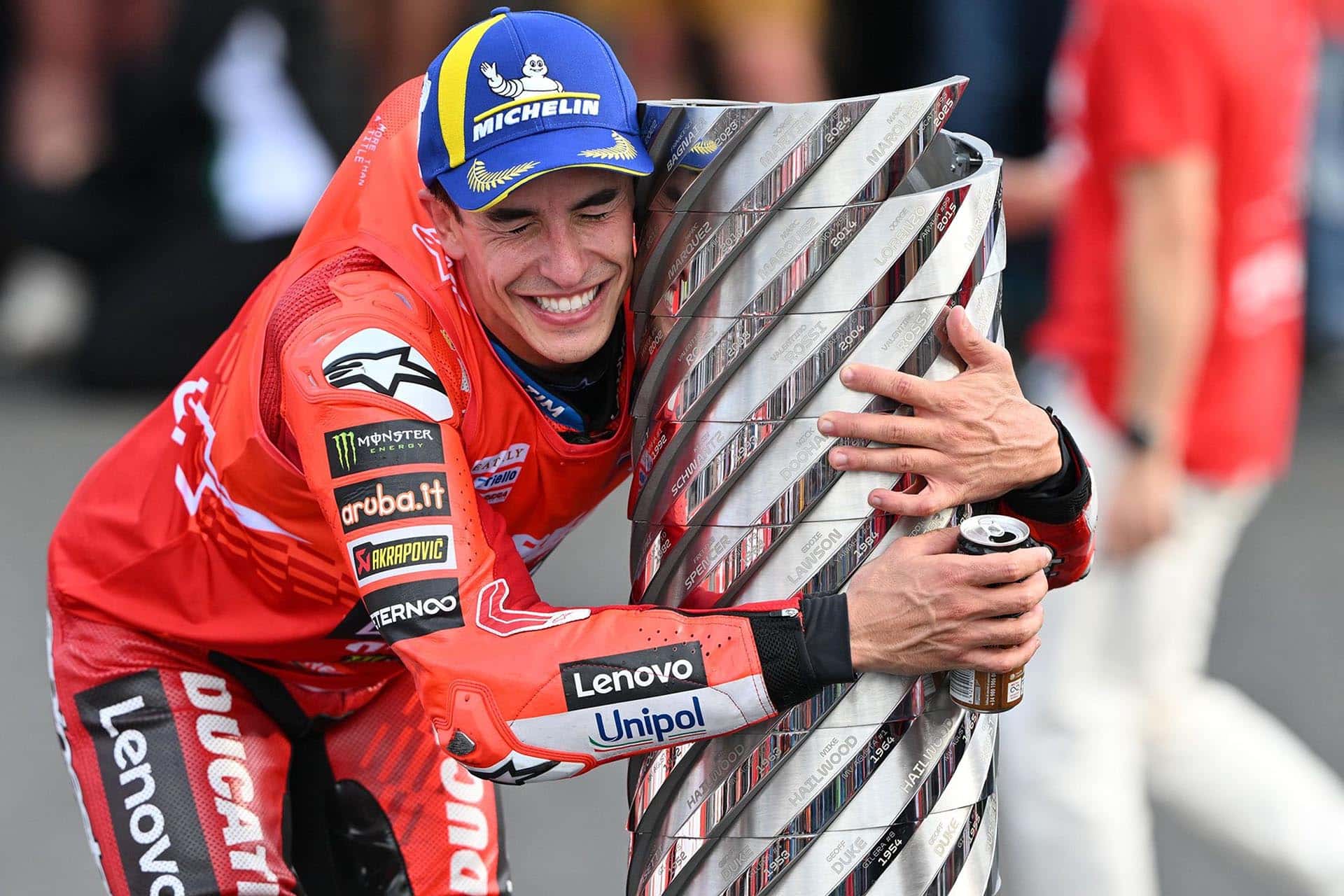 Con el de 2025 Marc tiene 9 títulos mundiales, siete en MotoGP, uno en Moto2 y otro en 125