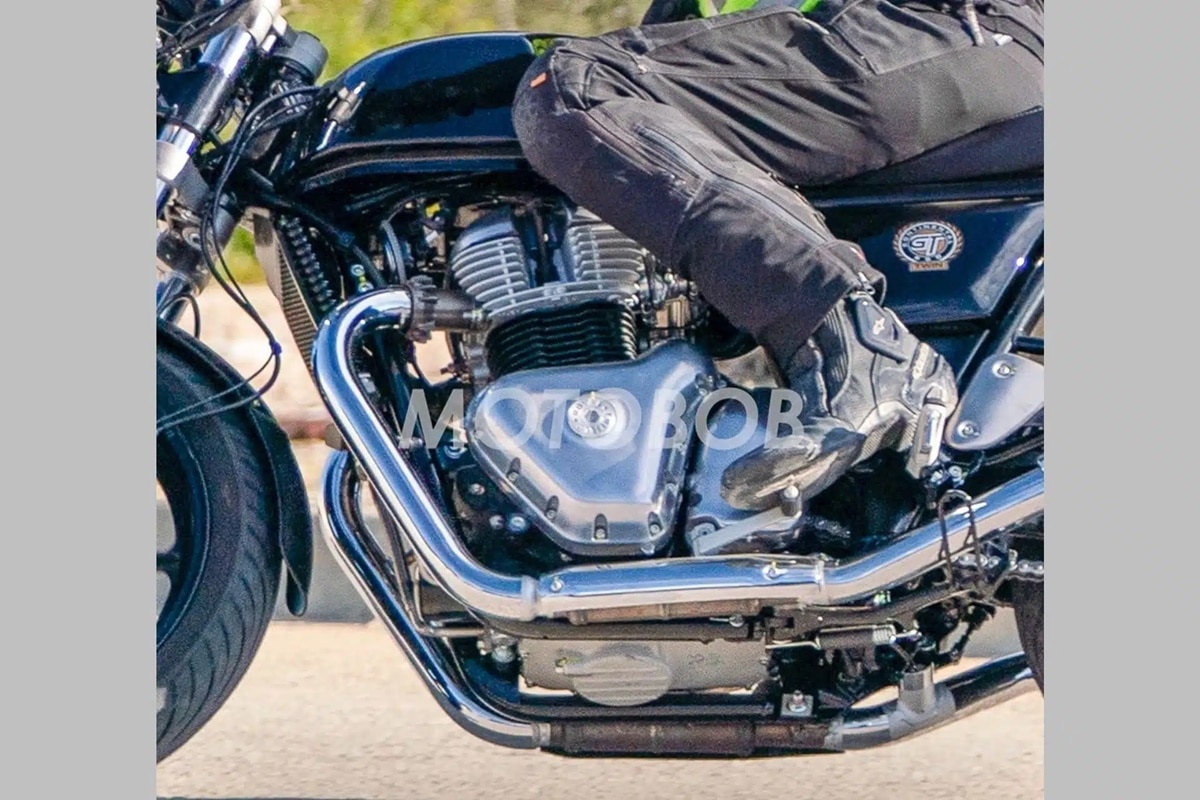 Avistada la versión carenada de la futura Continental GT 750 en pleno test de prueba