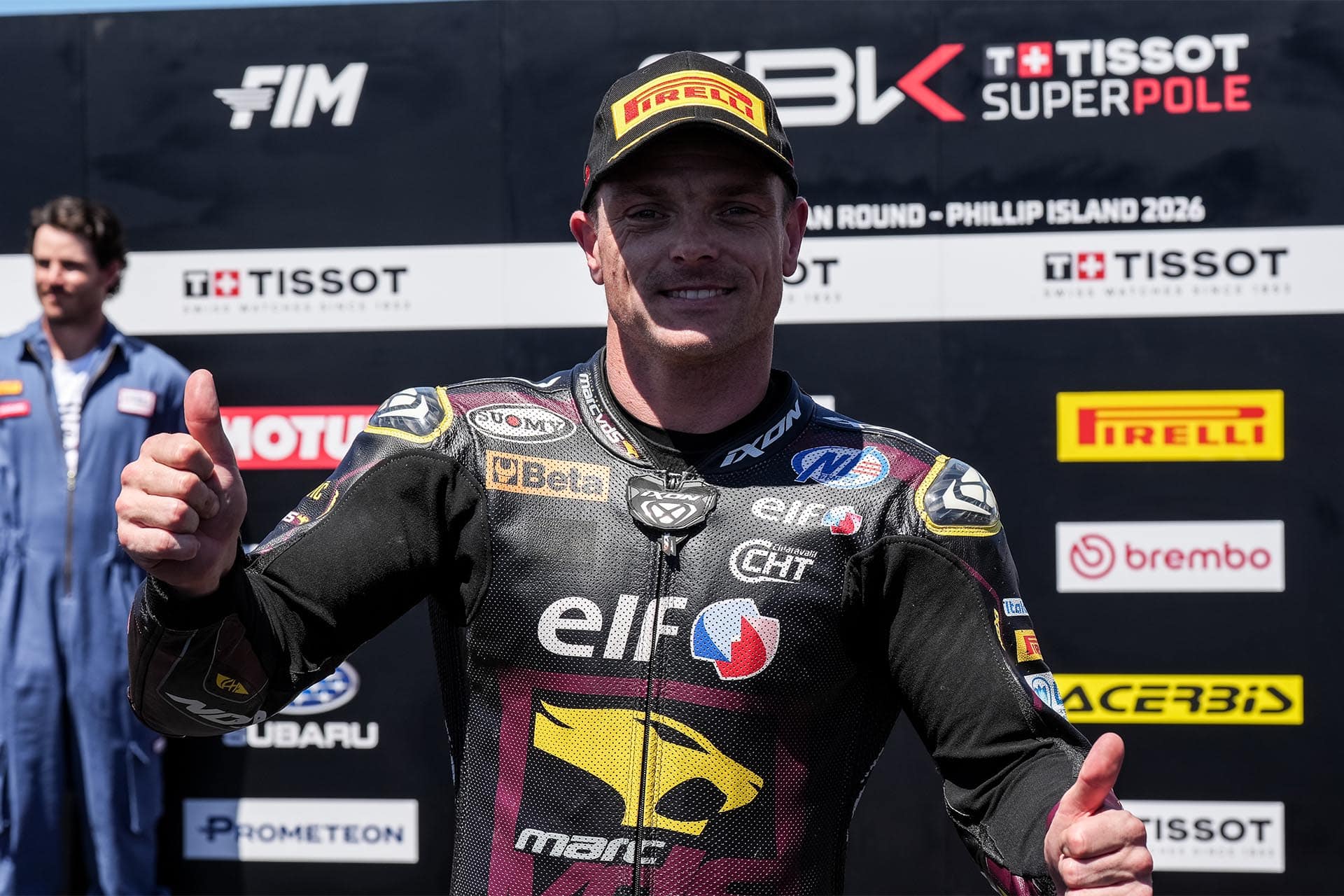 Sam lograba la tercera posición de parrilla