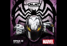 HJC presenta su nueva edición especial RPHA 12 Anti-Venom II Marvel