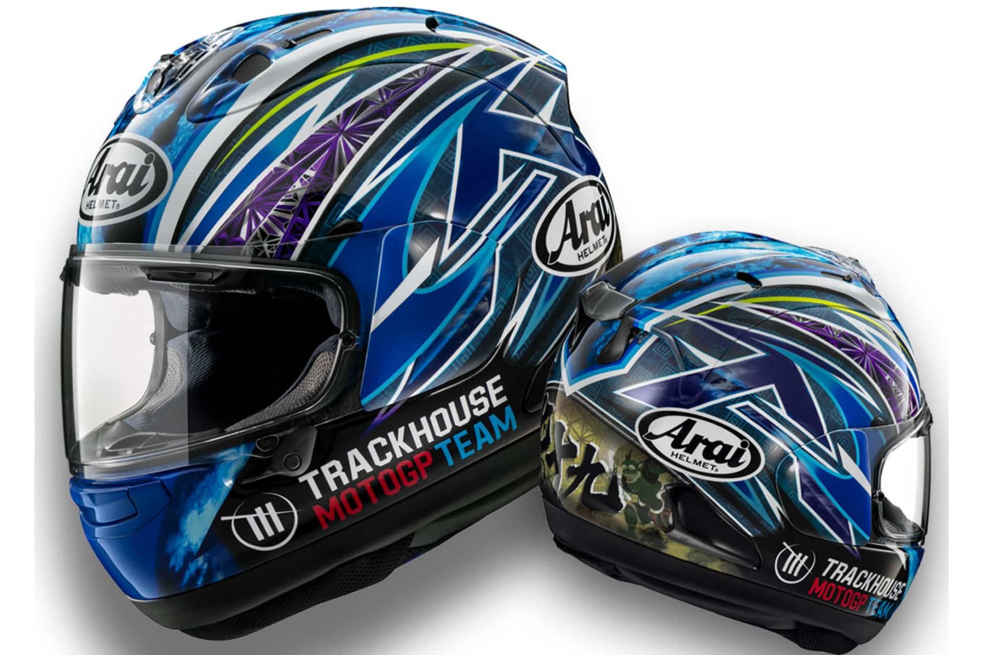 Arai RX-7X Ogura Blue Trackhouse