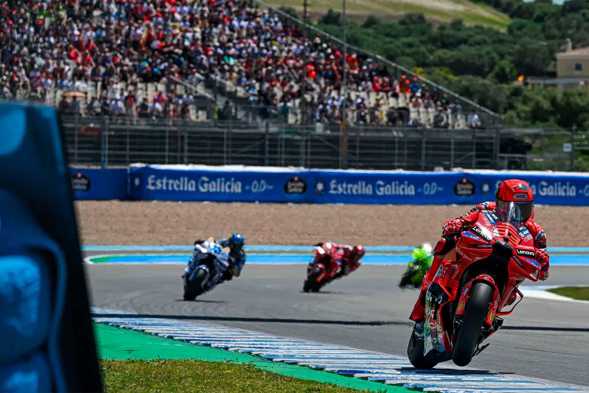 El año pasado Marc llegó a Jerez en un estado de forma en el que él era su único rival. Este año no es así