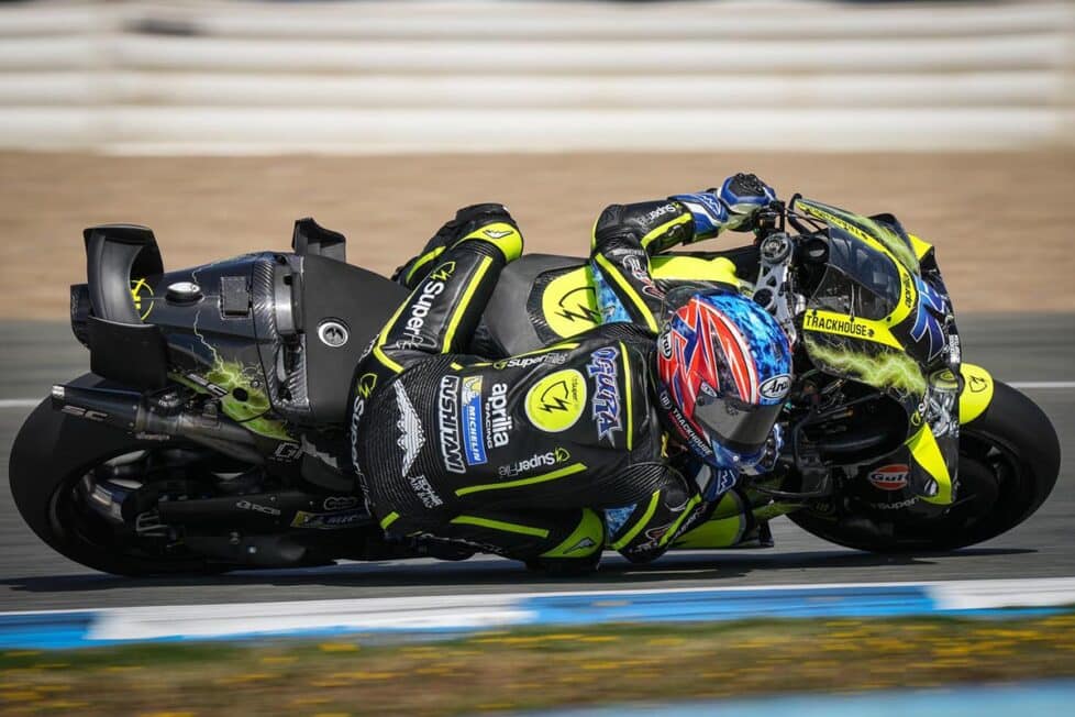 Test MotoGP Jerez 2026: Ogura y Aprilia mandan, Márquez y Ducati afinan