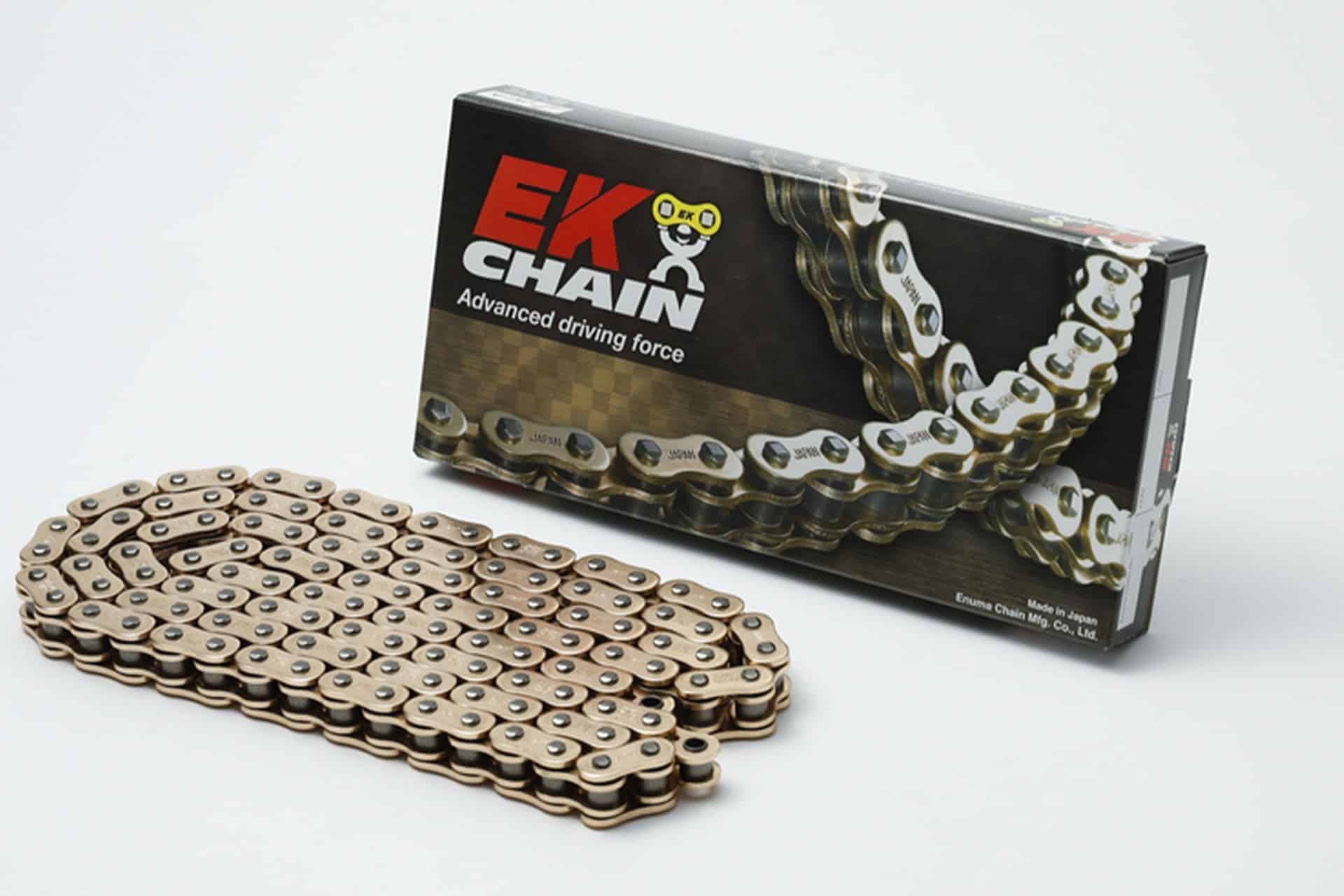 Gama de cadenas EK Chain 2026: soluciones específicas para carretera y competición