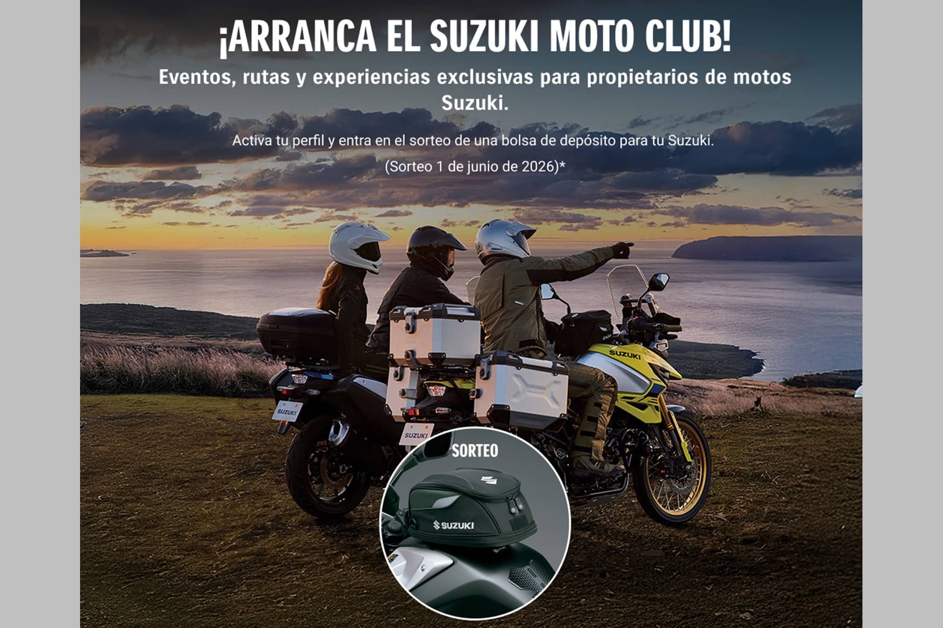 Suzuki Moto Club: El nuevo punto de encuentro dirigido a los usuarios de la marca
