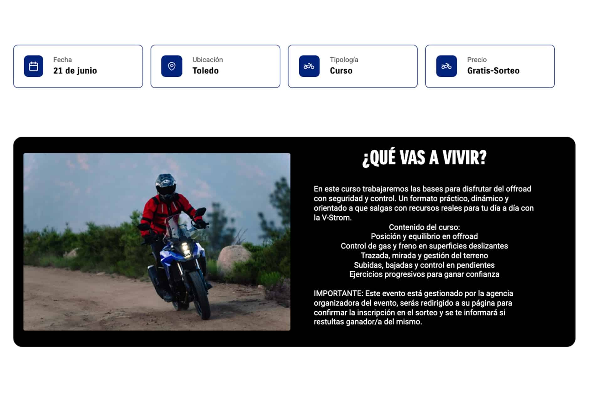 Suzuki Moto Club: El nuevo punto de encuentro dirigido a los usuarios de la marca