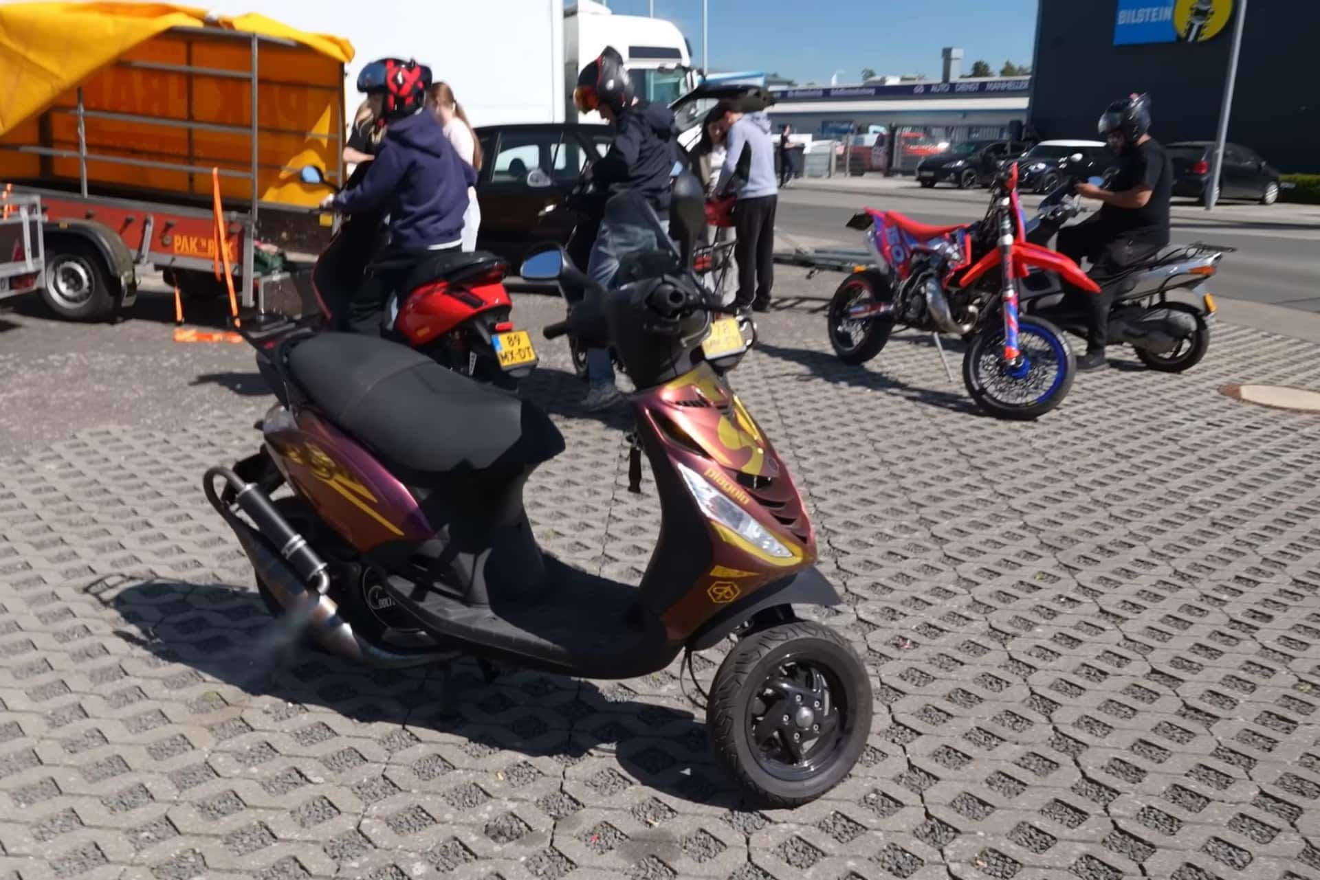 Scooter Nürburgring Anlassen
