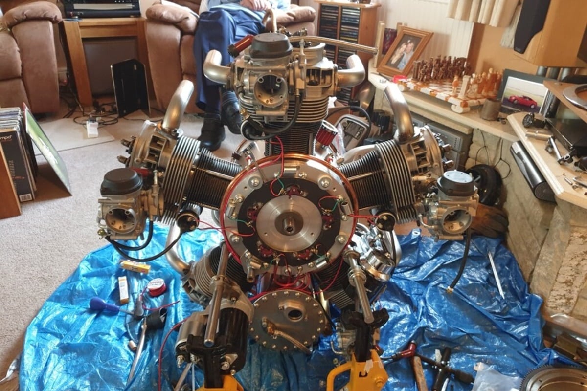 StarFire, la preparación completamente artesanal con motor radial de 5 cilindros y 2.200 cc