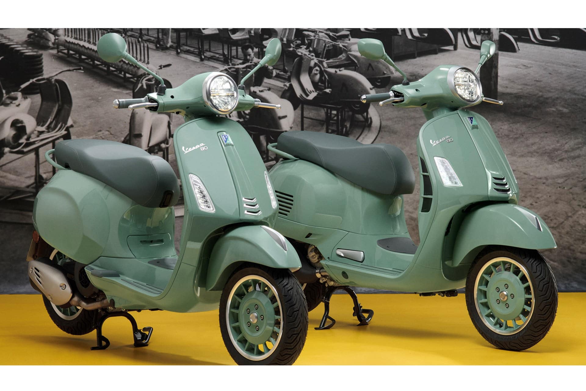 Vespa Primavera y GTS 80º Aniversario