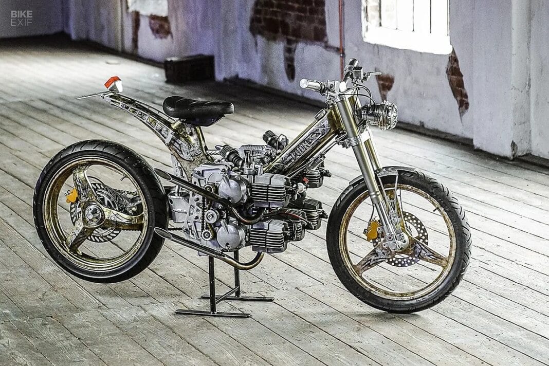 Puch Maxi S 2T de cinco cilindros y 350 cc: así se prepara un ciclomotor en Alemania