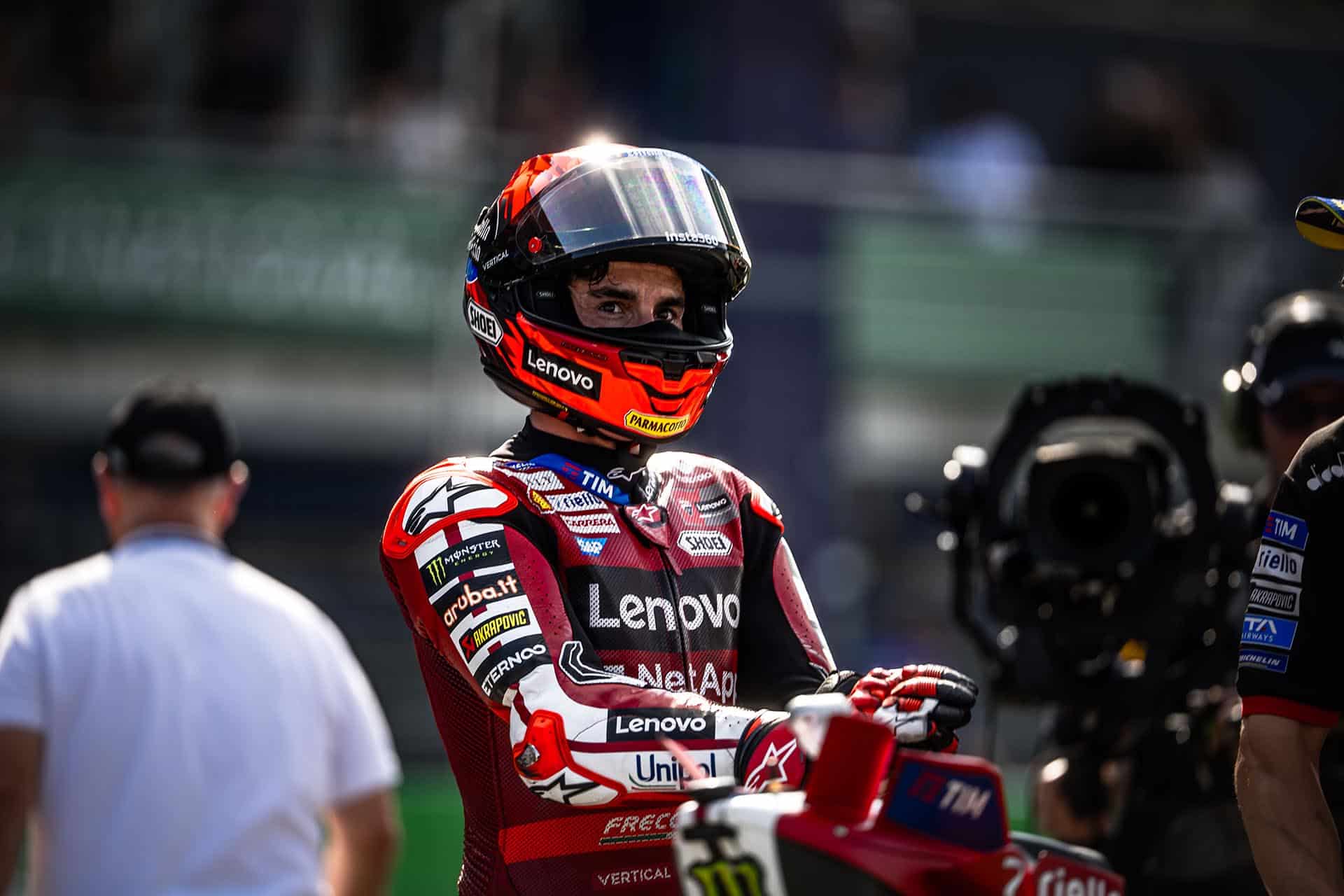 La lesión de Indonesia todavía le está causando problemas a Márquez