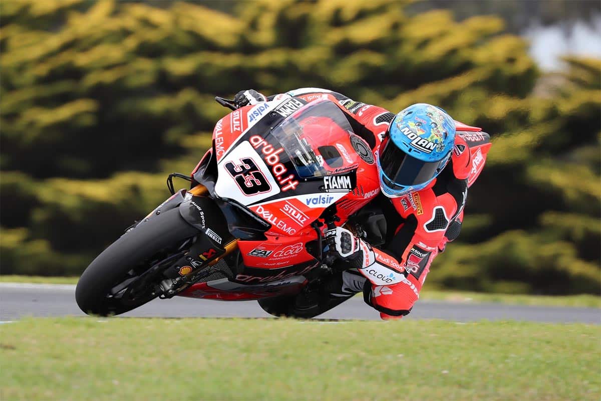 Tras su etapa en MotoGP, Marco destacó también en WSBK