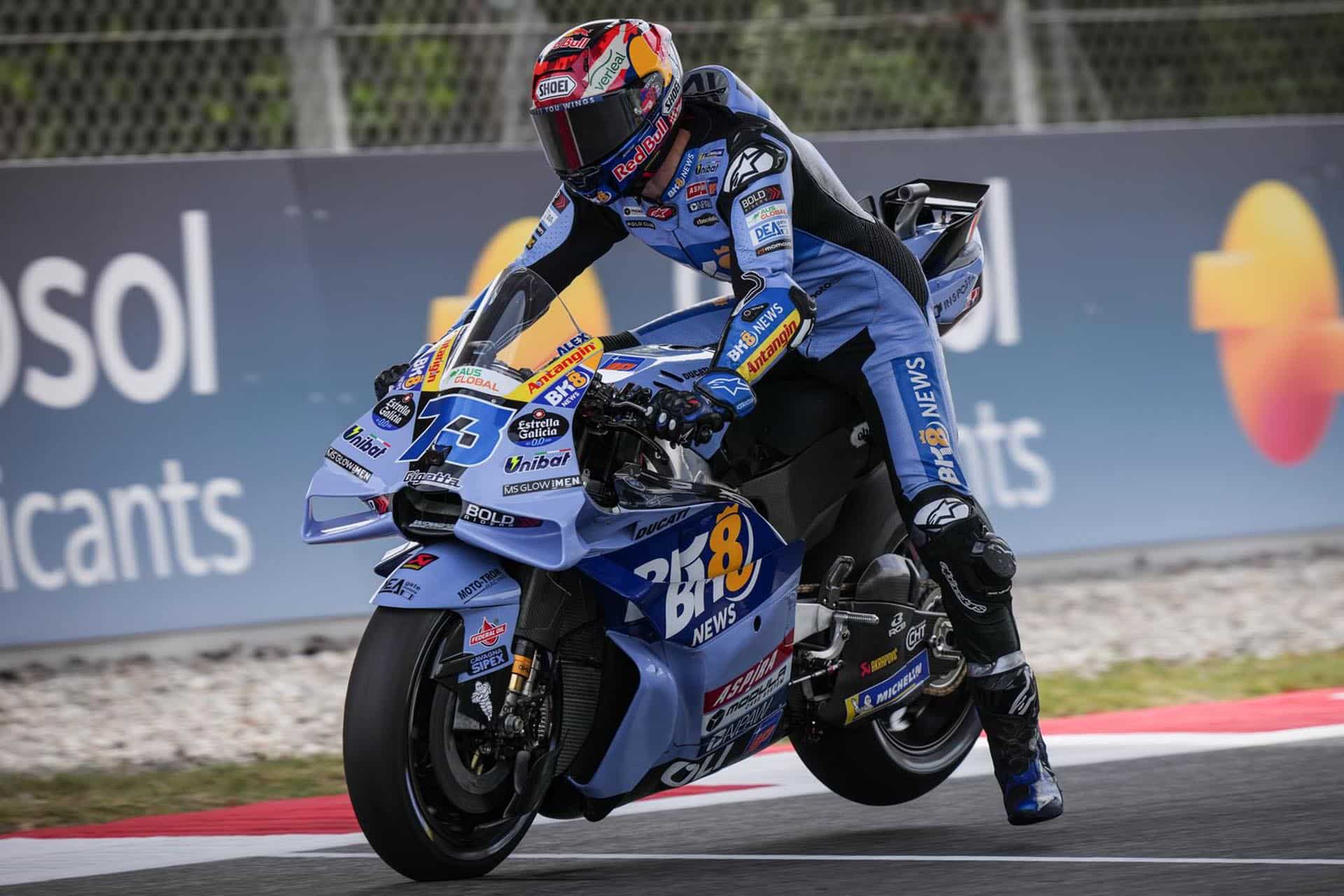 Álex Márquez ha realizado un fin de semana espectacular a pesar del desenlace del domingo
