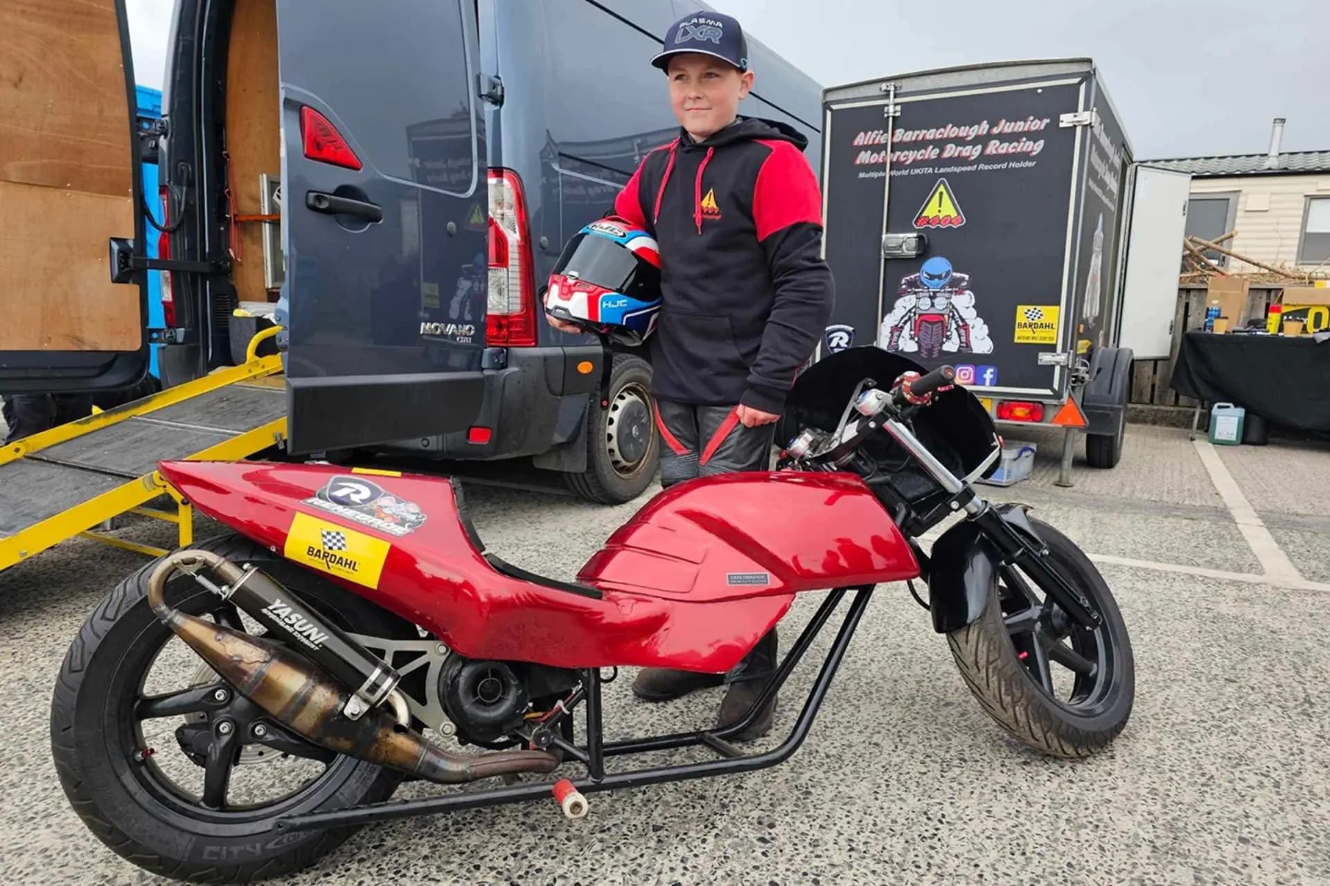 Alfie Barraclough record velocidad UK
