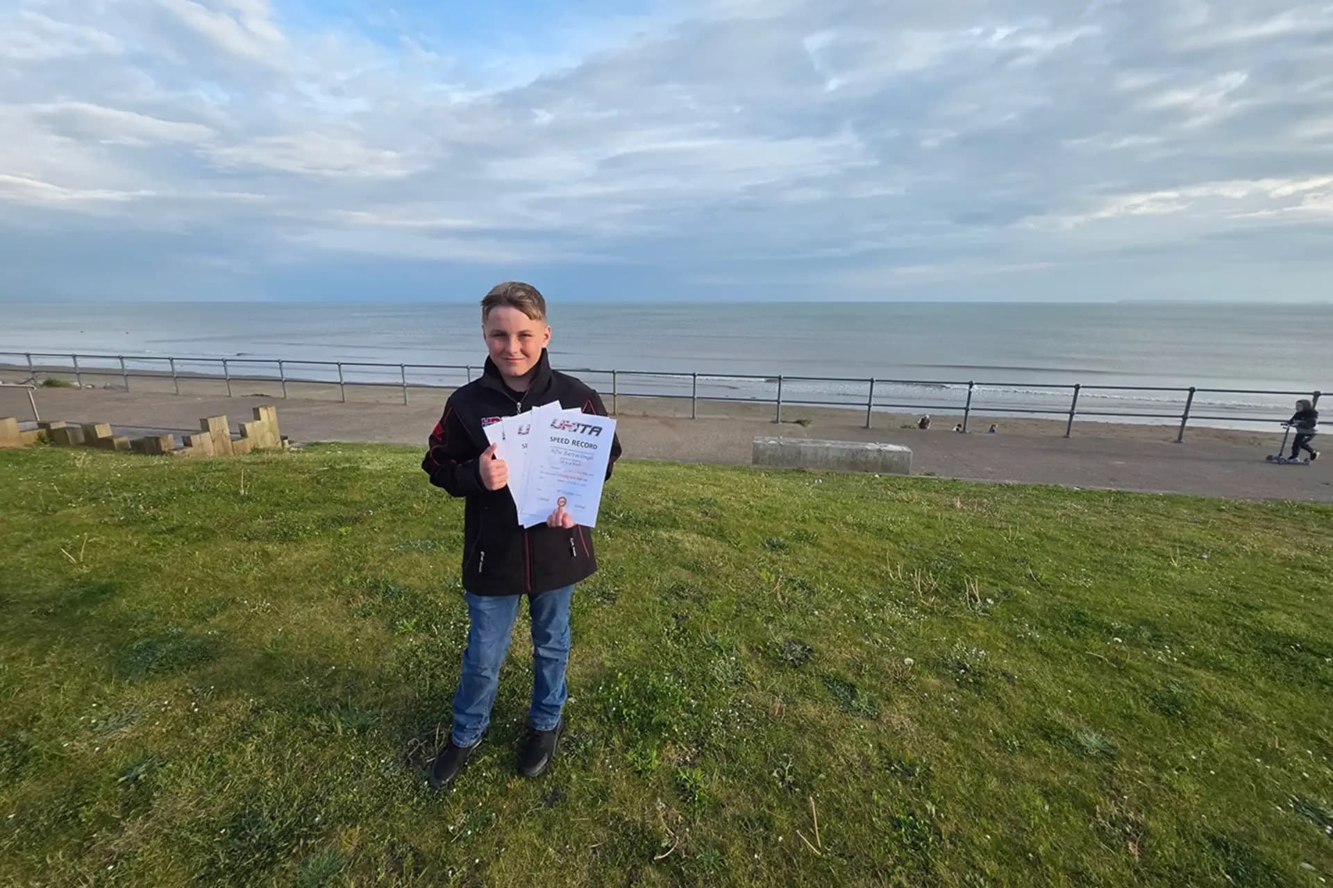 Alfie Barraclough record velocidad UK