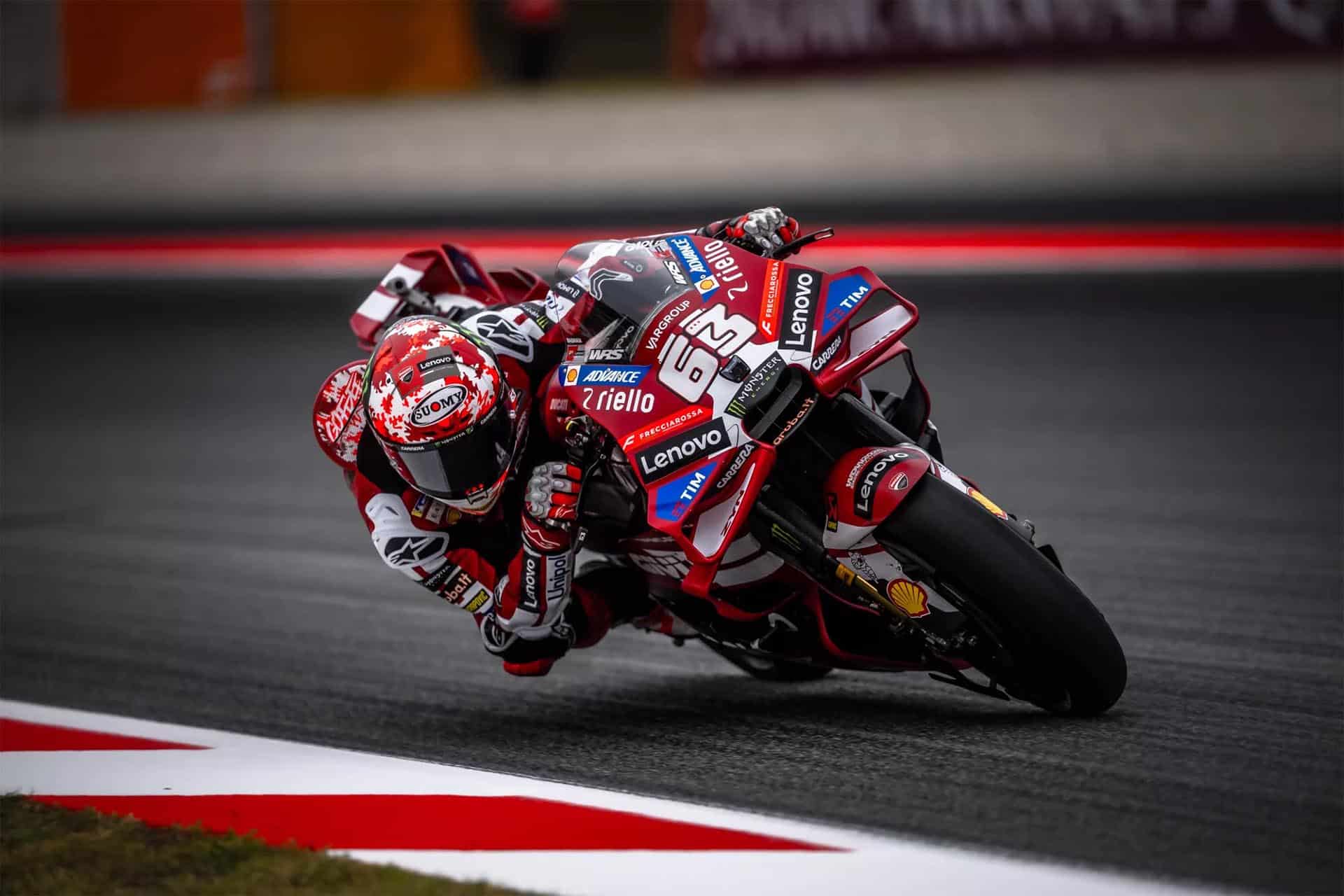 Bagnaia se ha quedado realmente cerca de los tiempos de MotoGP y eso dice mucho de moto y piloto