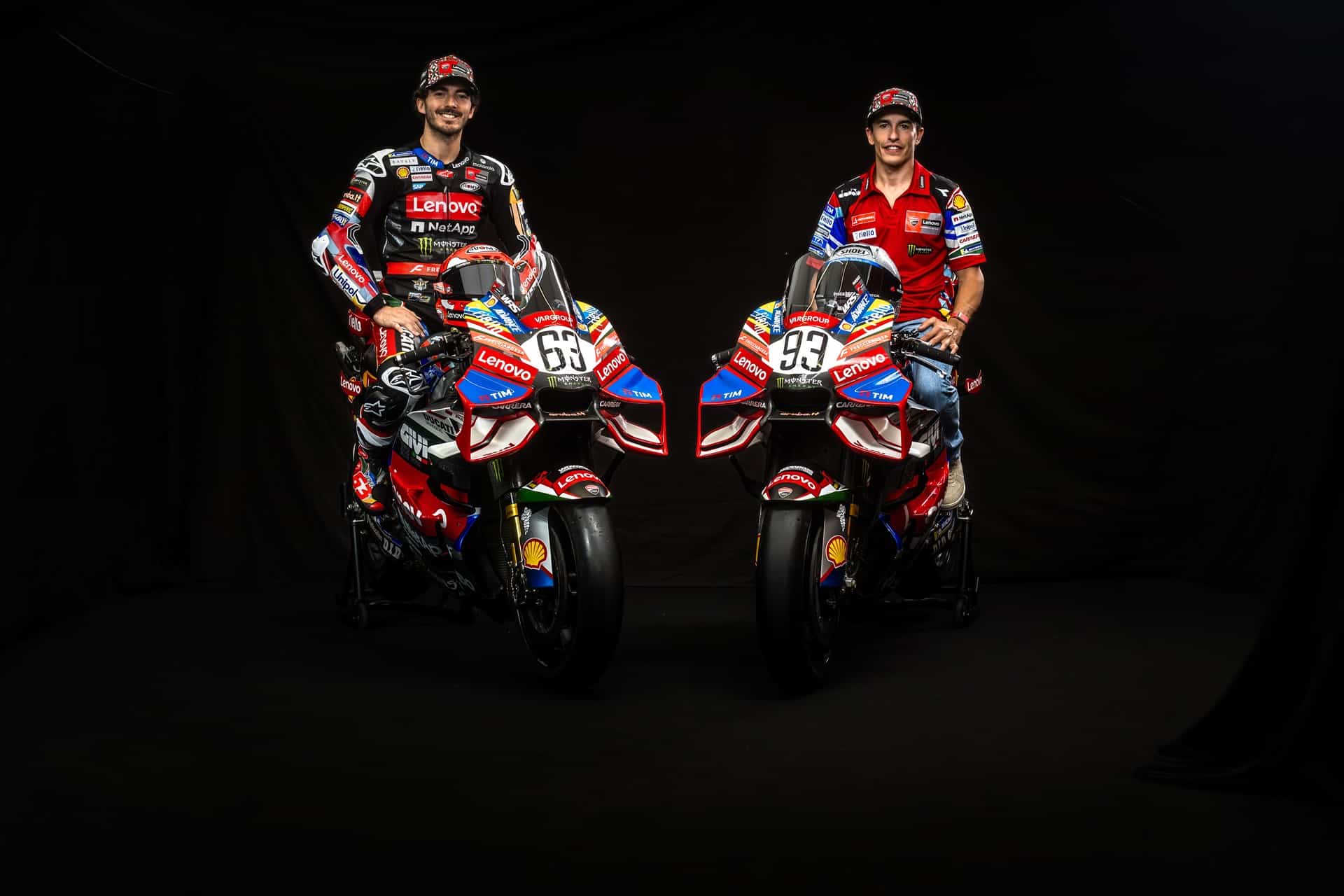 Las Ducati Desmosedici GP oficiales se visten de Centenario durante la celebración del GP de Italia