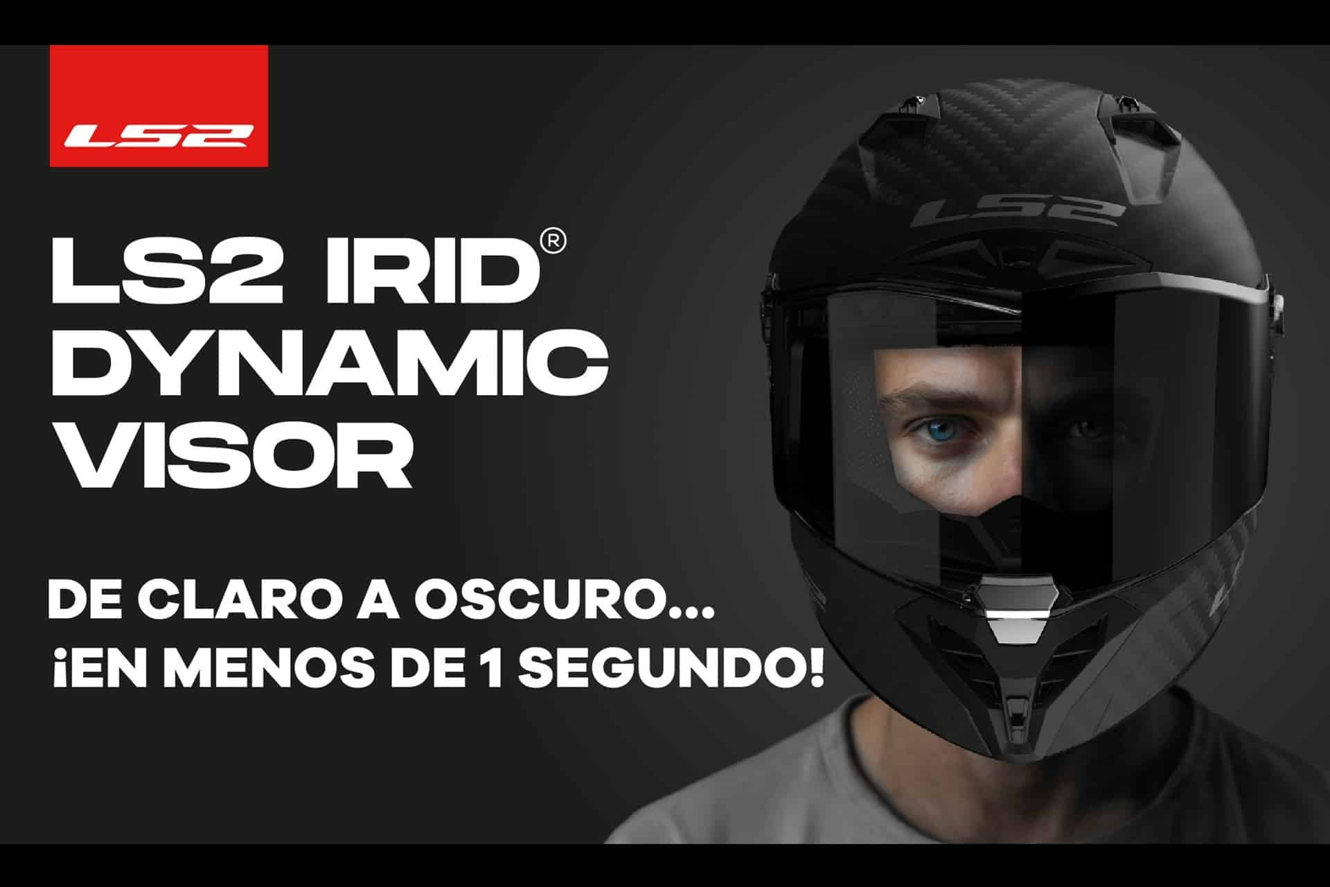 LS2 IRID Dynamic Visor: de claro a oscuro en menos de un segundo