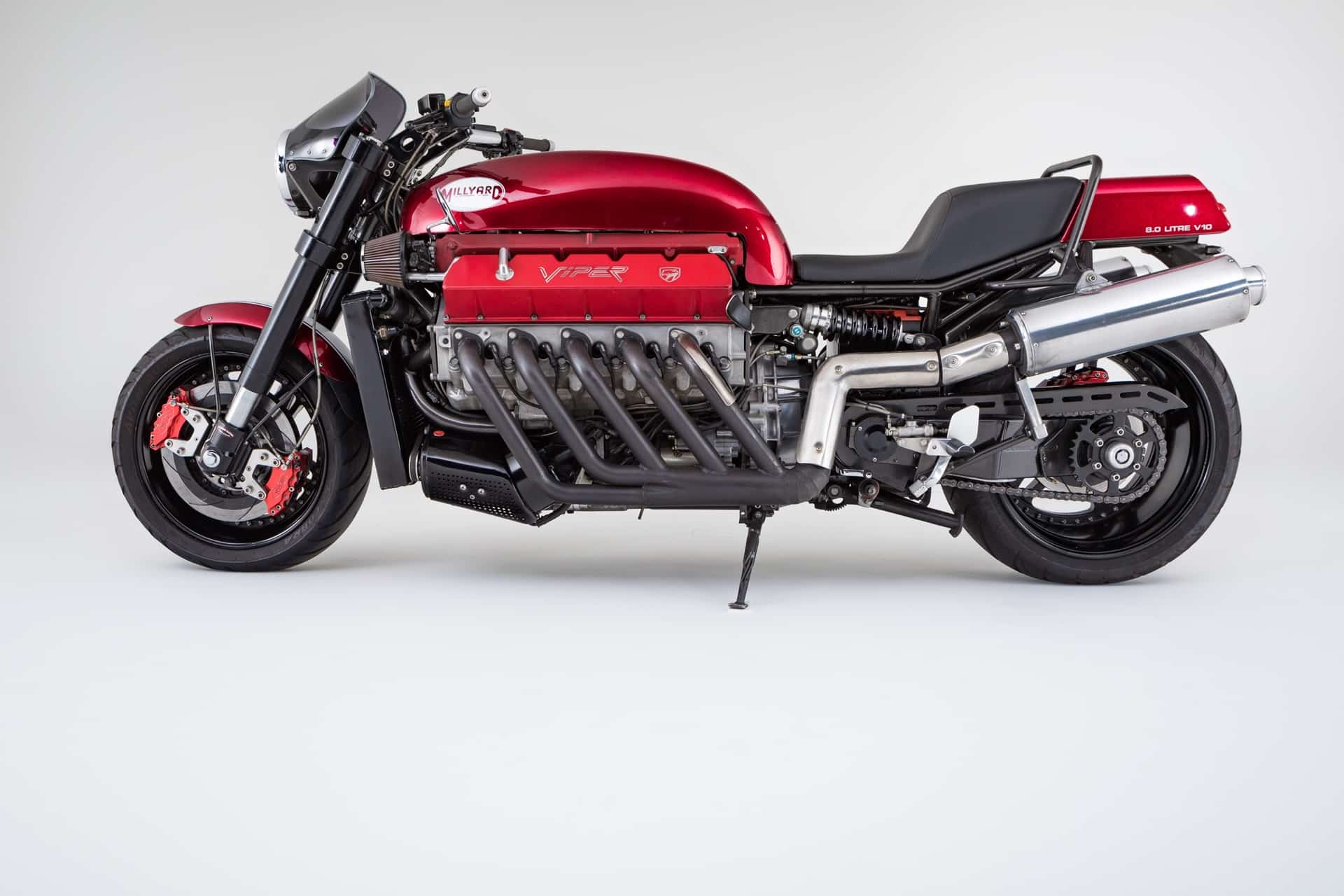 Sale a subasta una de las motocicletas más exclusivas del planeta: la Millyard Viper V10