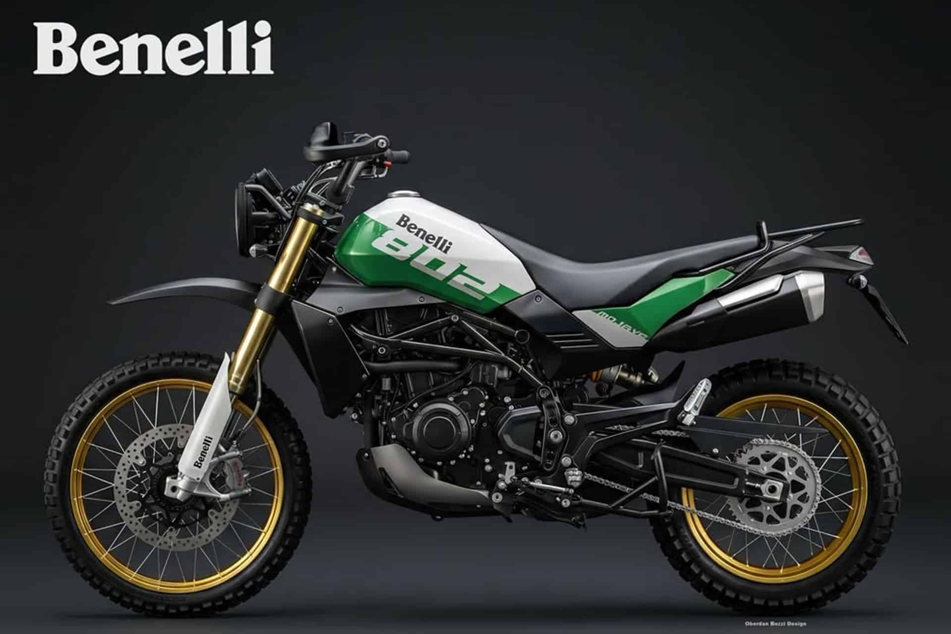 802 Mojave: La Benelli que todos esperan y Oberdan Bezzi ha versionado en forma de rénder