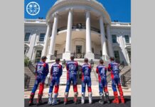 Travis Pastrana convierte el jardín de la Casa Blanca en su circuito particular de acrobacias