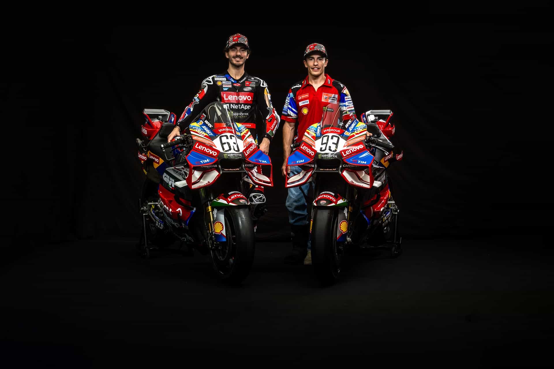 Las Ducati Desmosedici GP oficiales se visten de Centenario durante la celebración del GP de Italia