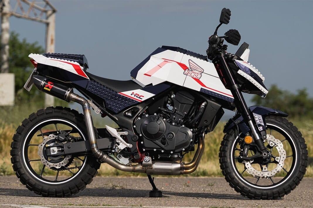 Honda Motorsport Madrid reinterpreta la filosofía de la CB750 Hornet calzándola con neumáticos off-road Continental TKC 80