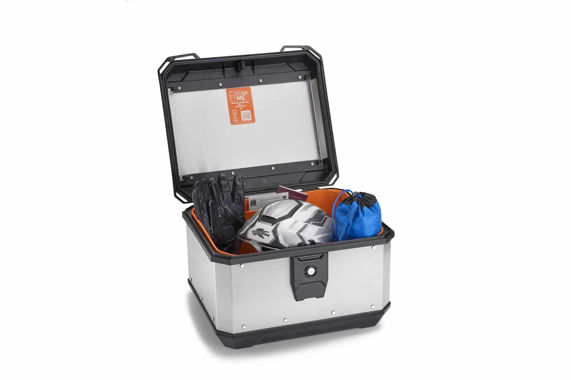 Kappa presenta K’Metrobox, su primer baúl de aluminio con sistema de fijación Monolock