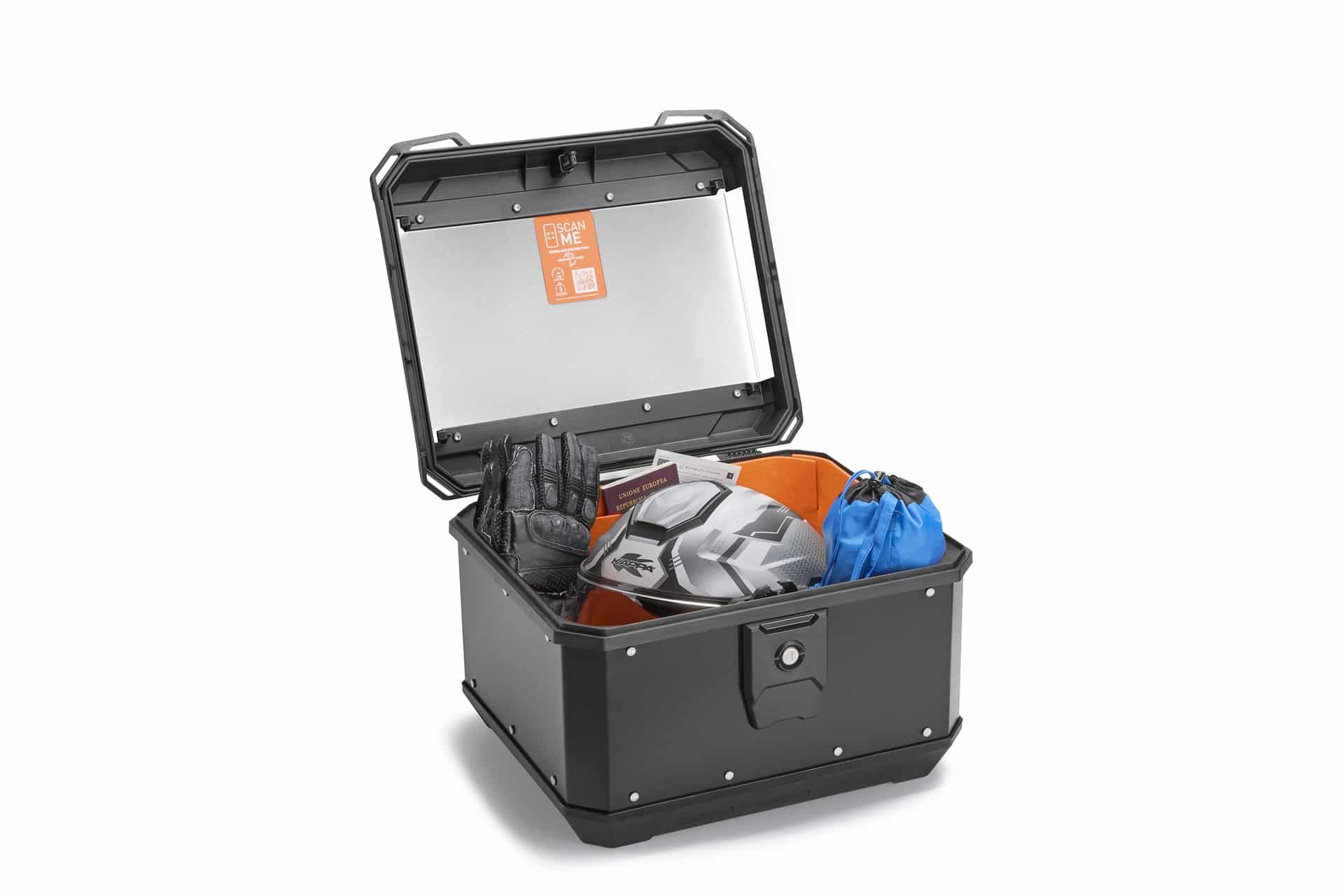 Kappa presenta K’Metrobox, su primer baúl de aluminio con sistema de fijación Monolock
