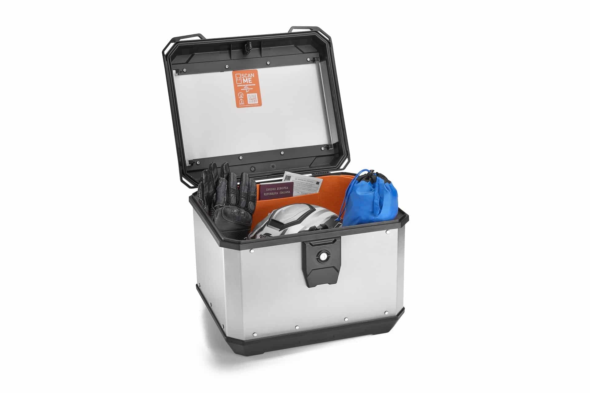 Kappa presenta K’Metrobox, su primer baúl de aluminio con sistema de fijación Monolock