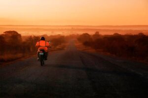 Verano calor en la moto