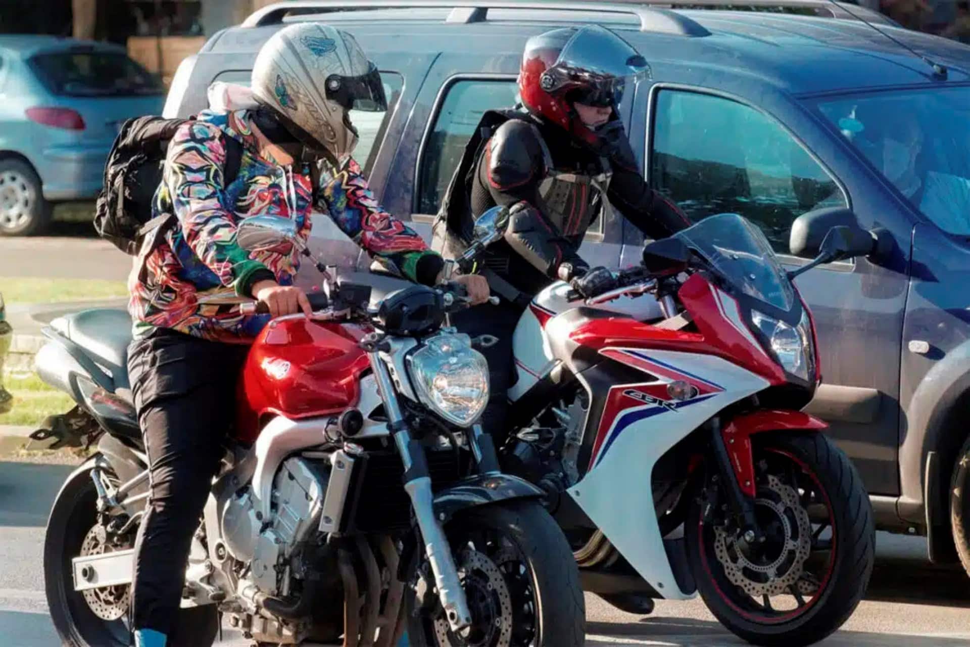 Verano calor en la moto