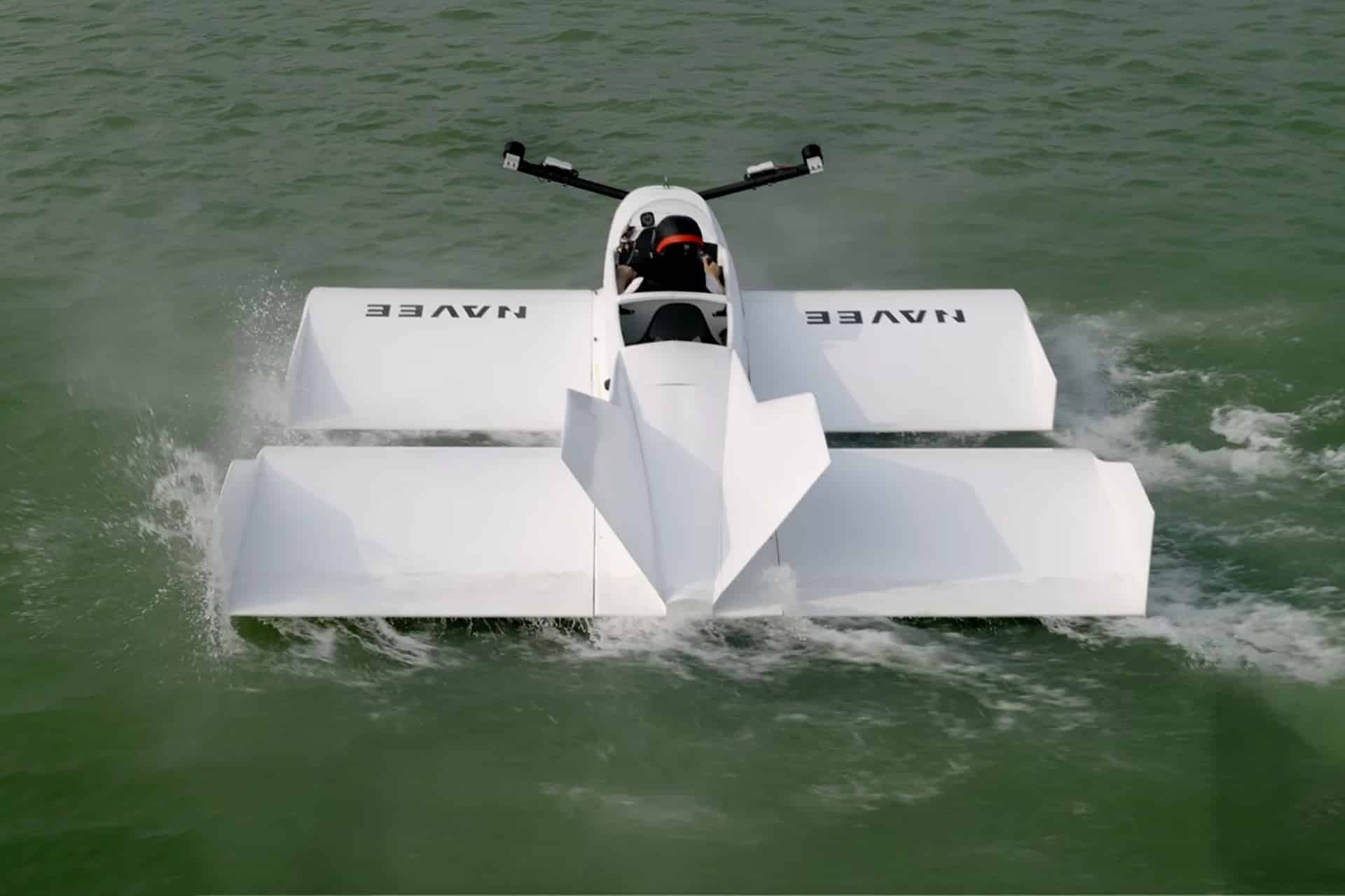 WaveFly 5X: Navee reinventa la movilidad terrestre mediante un hidroavión con tecnología de efecto suelo