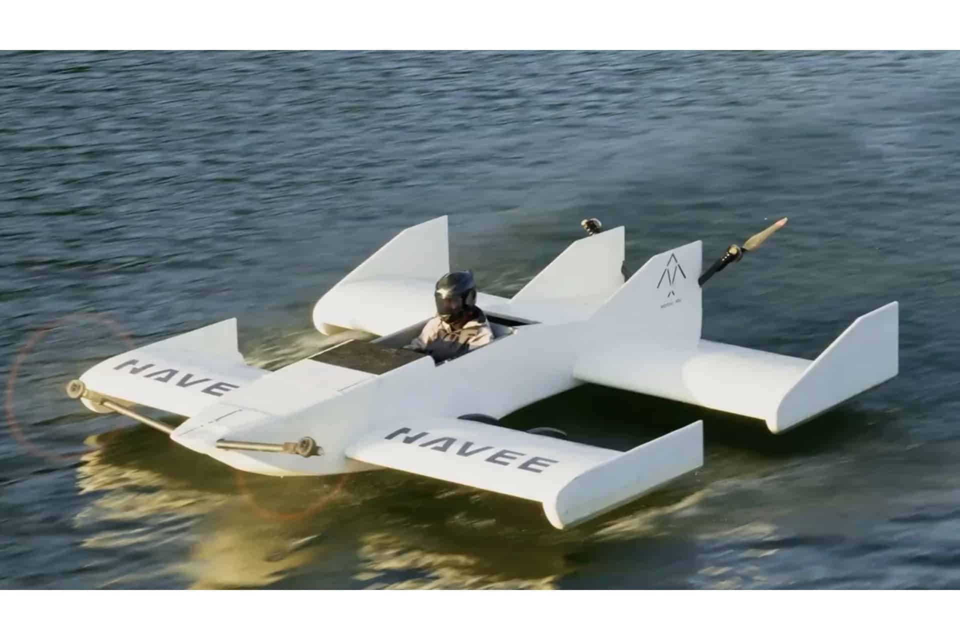 WaveFly 5X: Navee reinventa la movilidad terrestre mediante un hidroavión con tecnología de efecto suelo