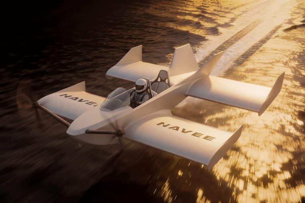 WaveFly 5X: Navee reinventa la movilidad terrestre mediante un hidroavión con tecnología de efecto suelo
