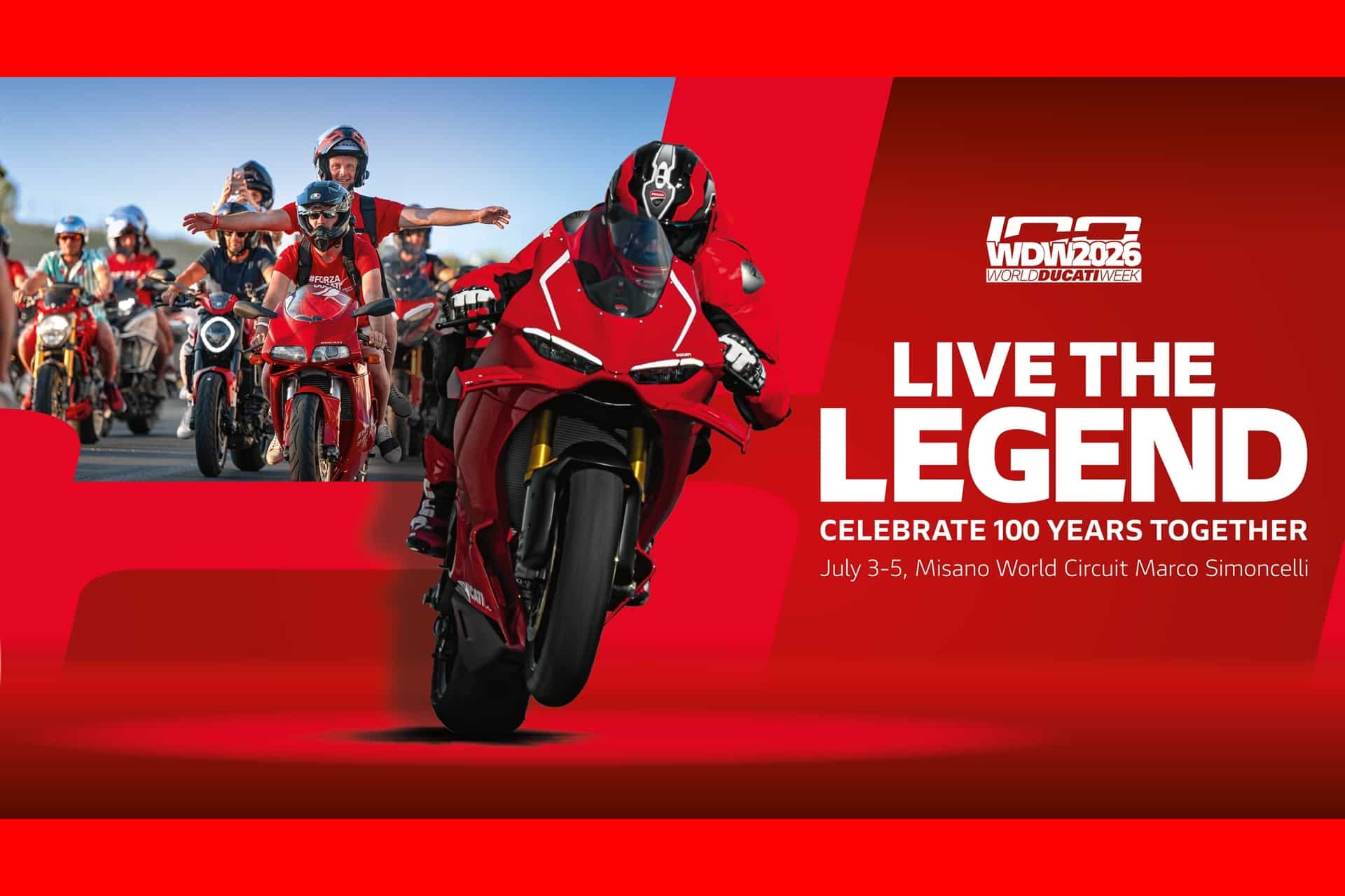 World Ducati Week 2026: la marca da a conocer todos los detalles del programa