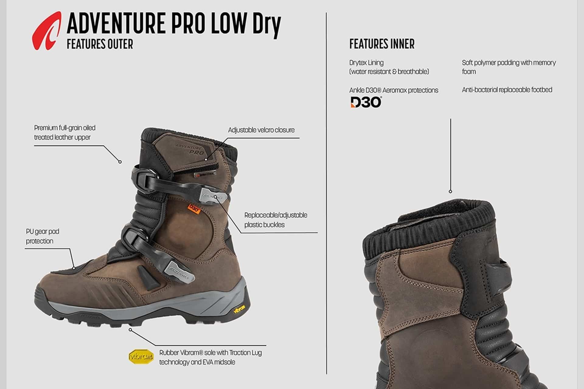 Nuevas gamas Adventure PRO Dry y Adventure PRO LOW Dry 2026: Formaboots presenta su reciente evolución