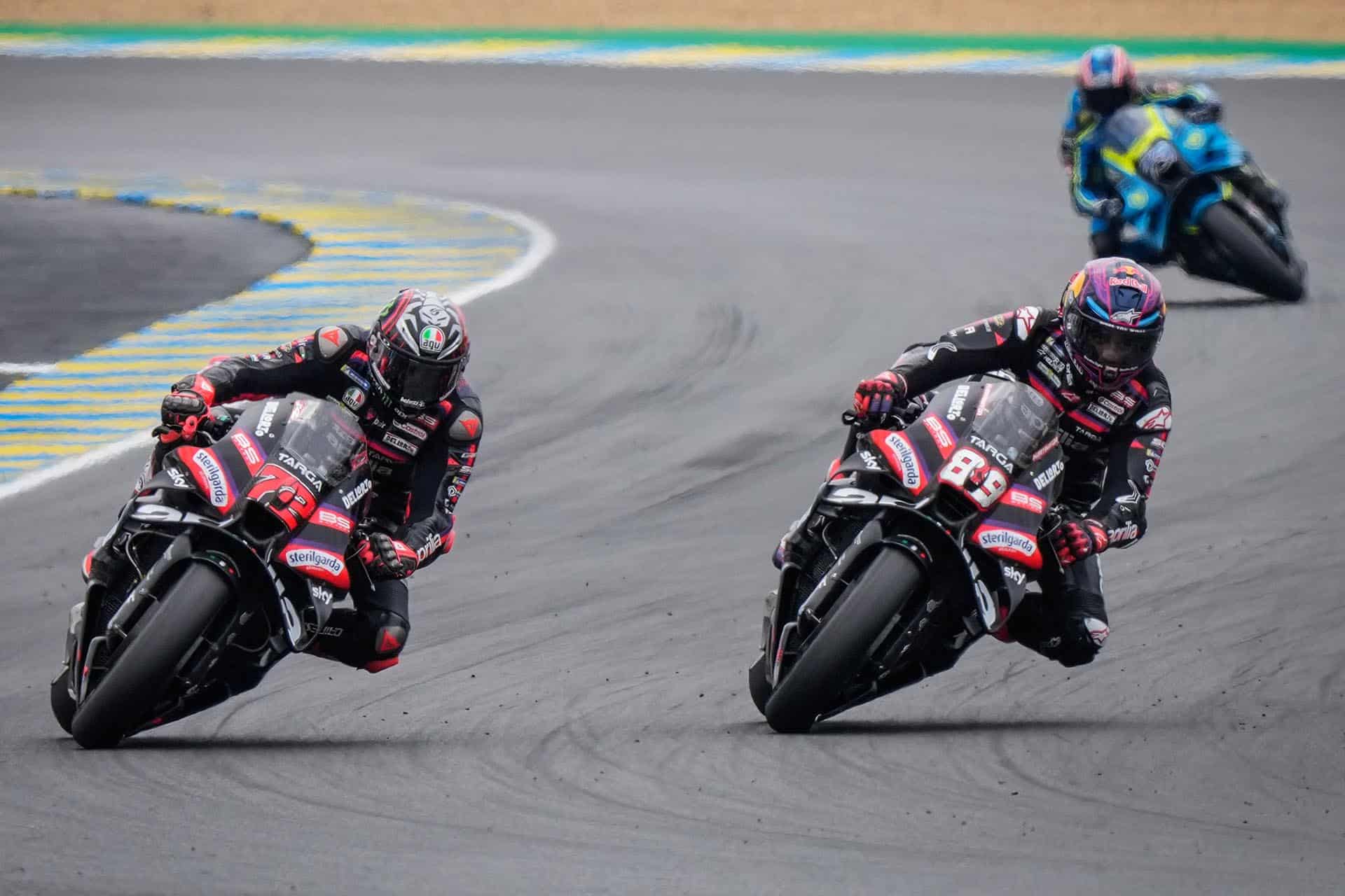 Para Aprilia resultados como el de Francia quedan ahora lejos