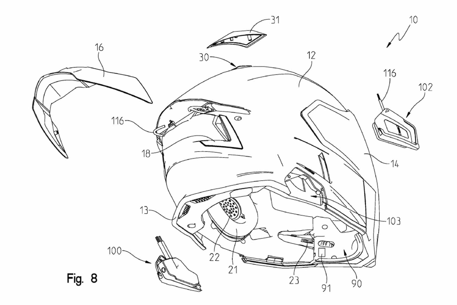 Polaris patenta un casco inteligente con “detector de fatiga” mediante datos biométricos