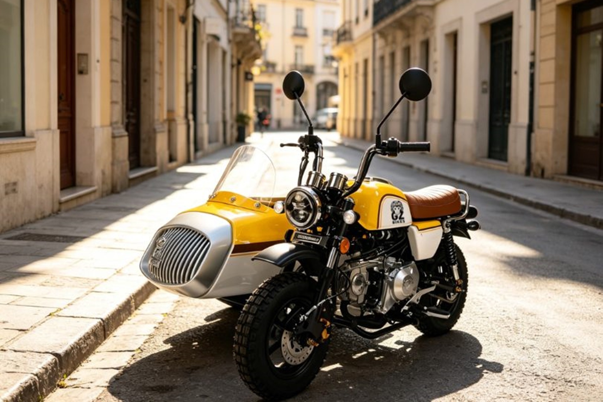 GZ Duo: Un sidecar donde “todo es mini”, menos su marcada personalidad y estilo vintage