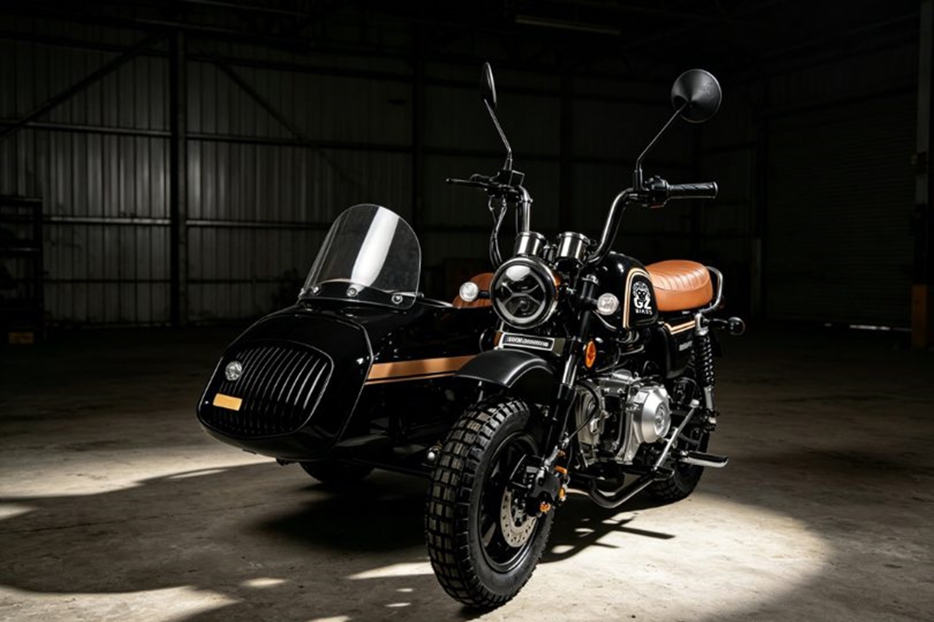 GZ Duo: Un sidecar donde “todo es mini”, menos su marcada personalidad y estilo vintage