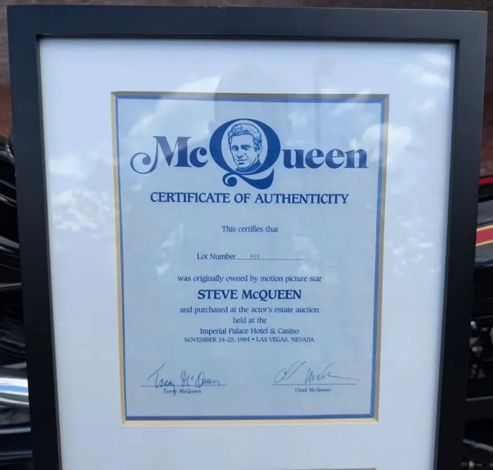 Una “Ex” de Steve McQueen es subastada por más de 65.000 euros