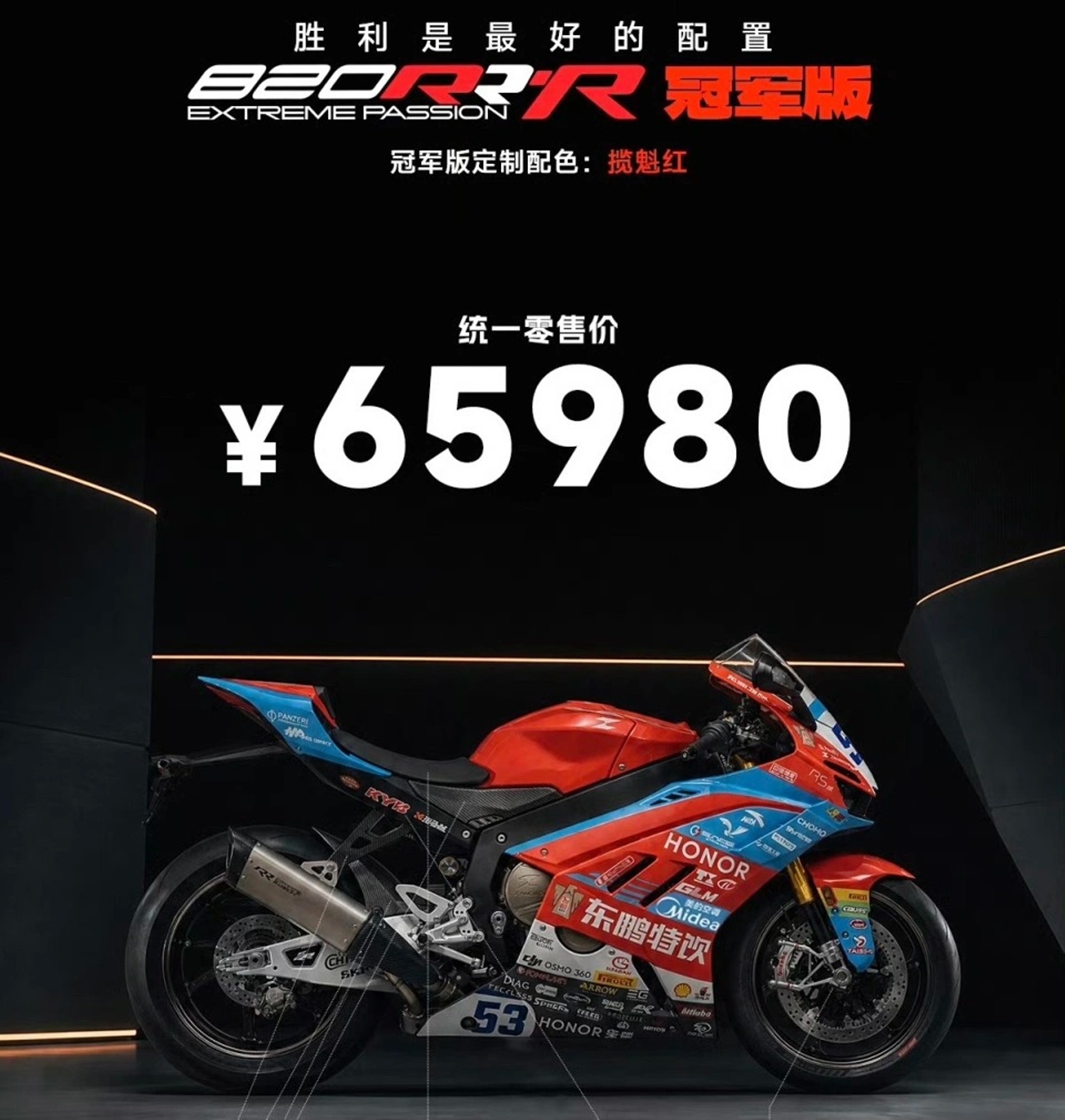 ZXMoto sube la apuesta con su nueva 820RR-R, una versión mejorada de la versión estándar del modelo