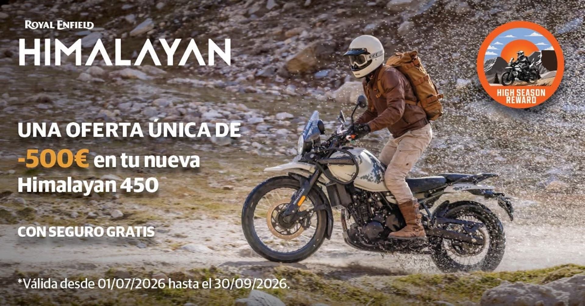Royal Enfield una campaña comercial veraniega con hasta 500 euros de descuento