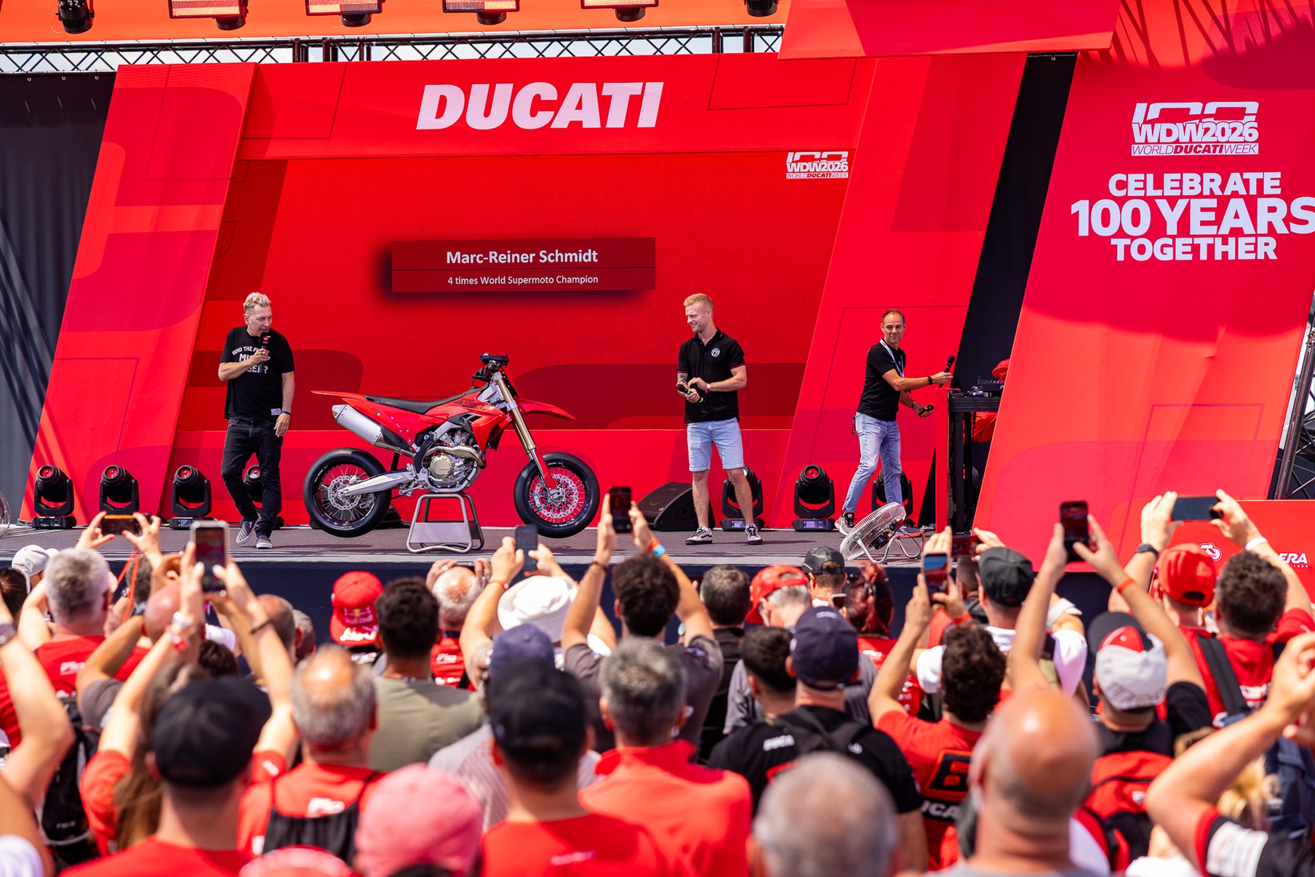 World Ducati Week 2026: Casi 120.000 asistentes de 94 países distintos rompen todos los récords de asistencia hasta la fecha