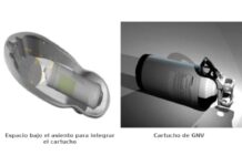 Este Yamaha XMax con cartuchos de camping gas GNC existe