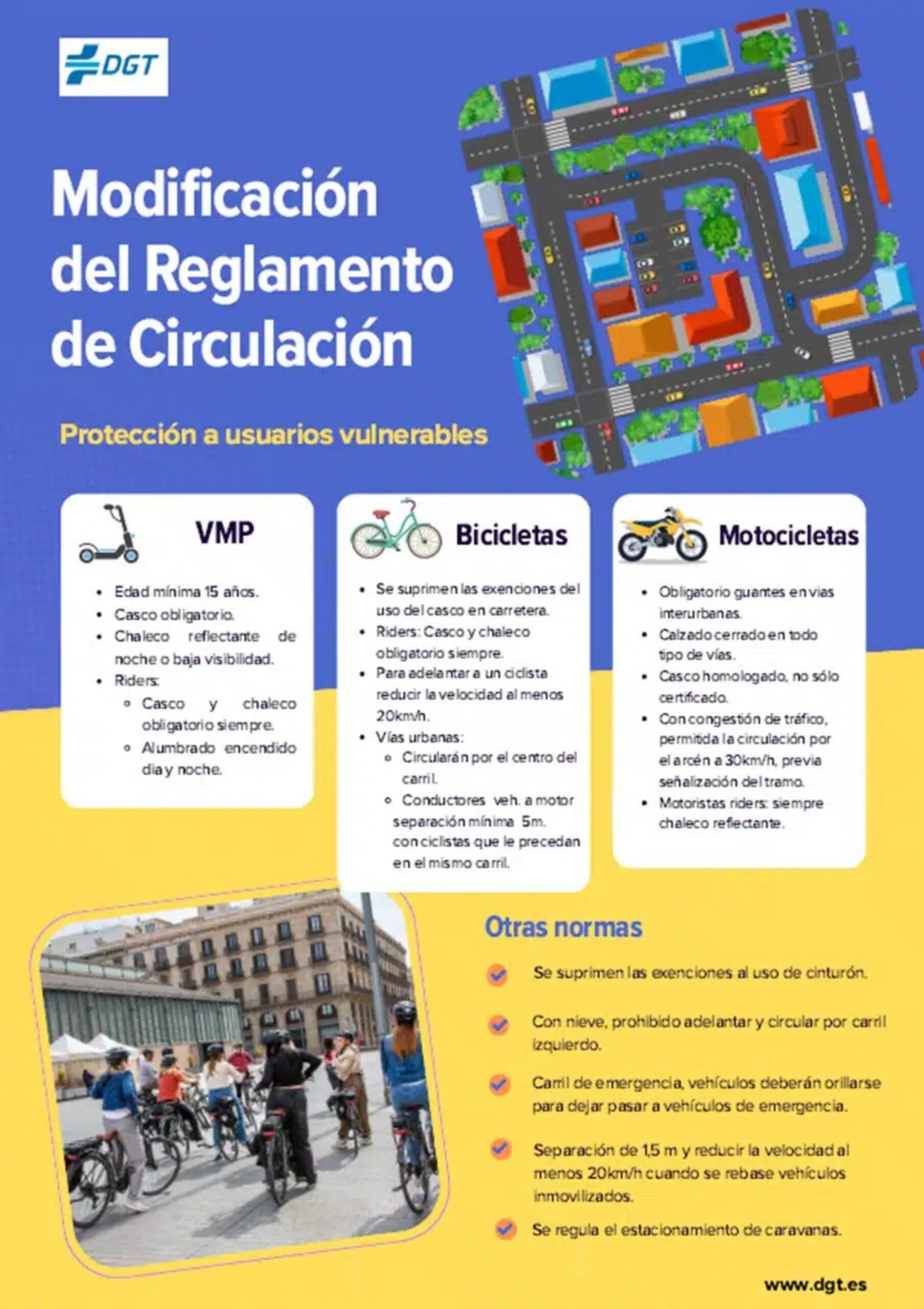 DGT nuevo Reglamento Pasajero Motosharing