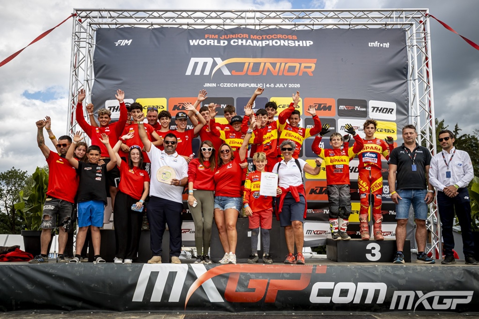 España campeona de la FIM Ride Green Cup 2026 del Mundial Junior de Motocross