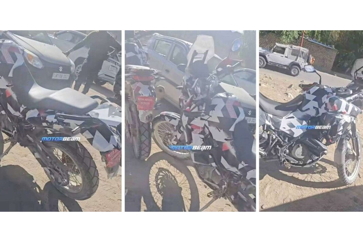 La Hero XPulse 420 vuelve a ser “retratada” durante un test de pruebas