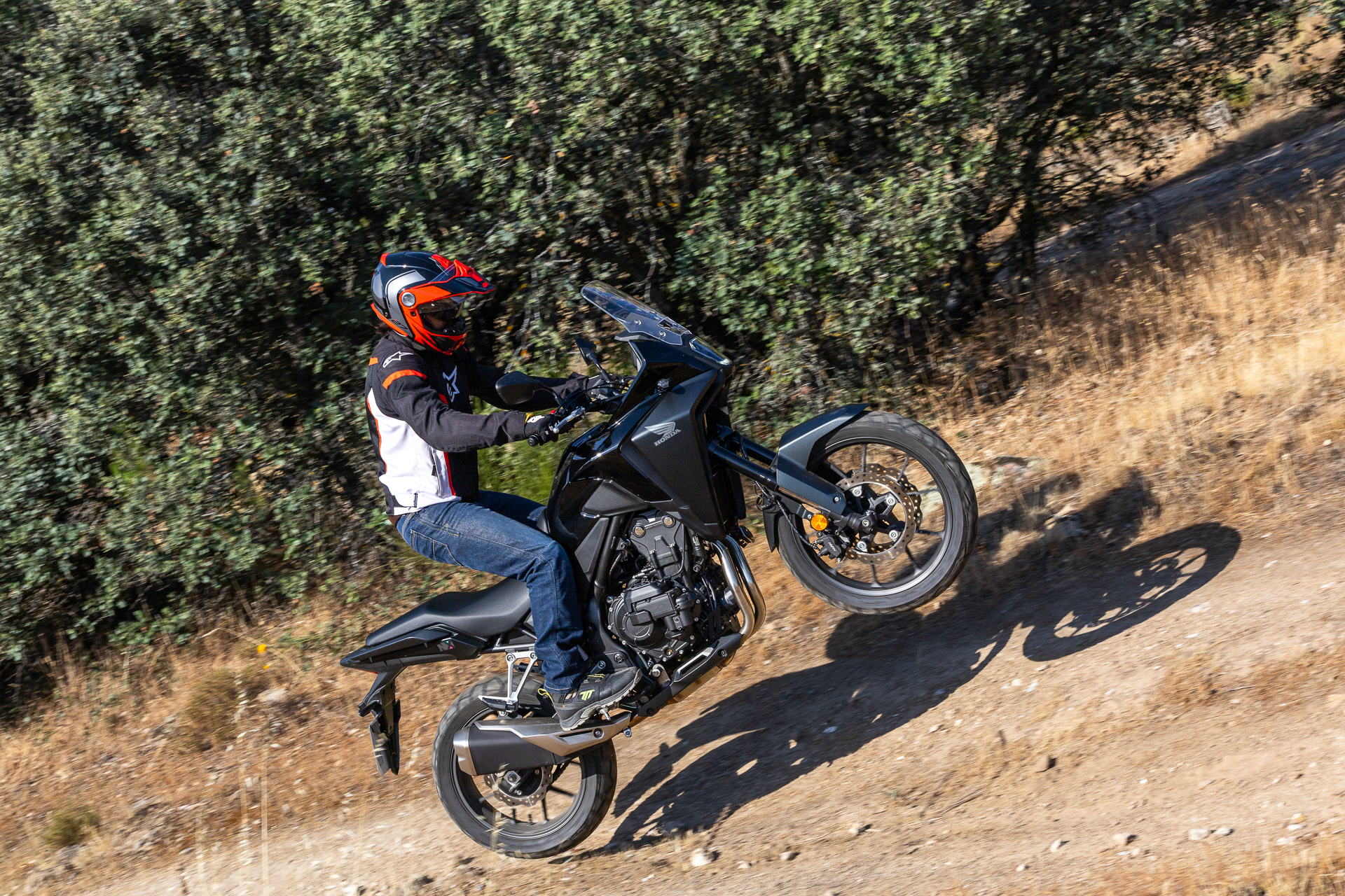 Prueba Honda NX500 E-Clutch